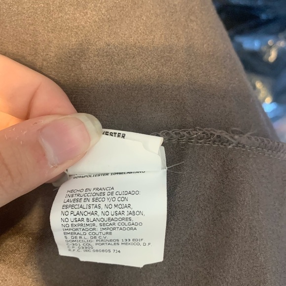 Jeff Gallano Gray Animal Print Cardigan Size 2 - Picture 9 of 11